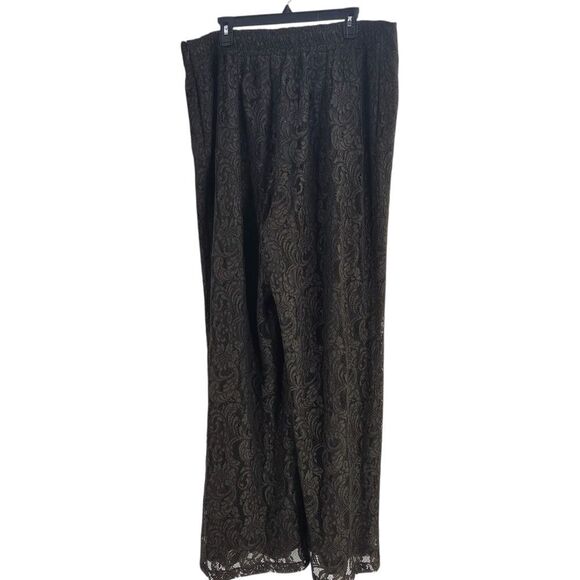 Sachin + Babi Black Lace Maxi Pants - Picture 3 of 4
